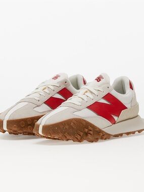 New Balance XC72 White Red Gum Sole Sneakers Men’s Size 10